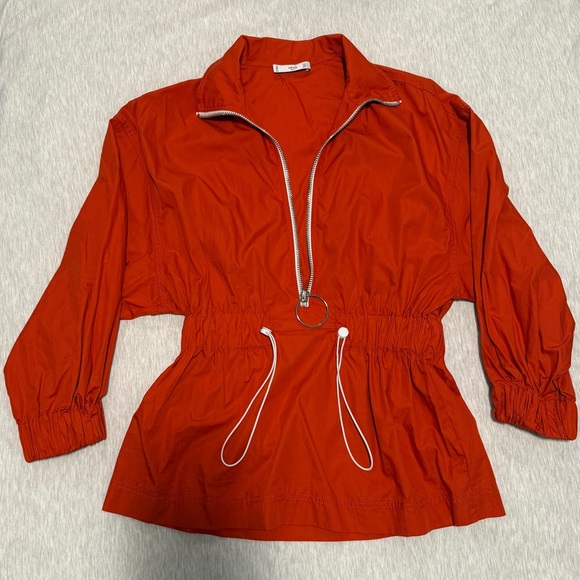 Mango Zip Up Head Over Anorak - Picture 2 of 11